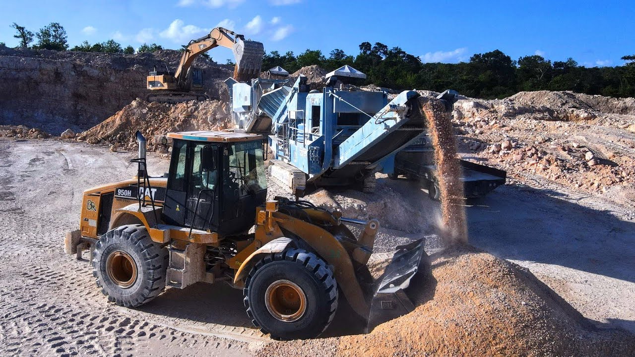 The Process of a Limestone Quarry