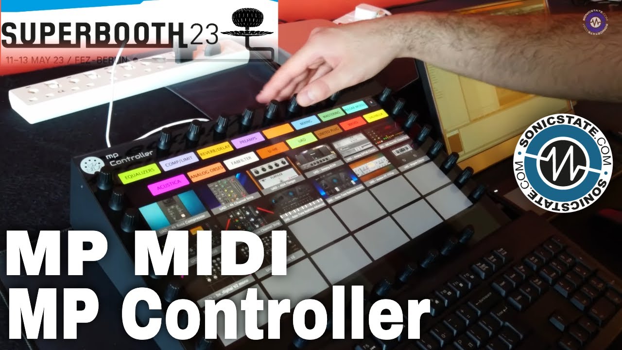 Superbooth 2023: MP MIDI — MP Controller — 127 энкодеров для точного программного управления