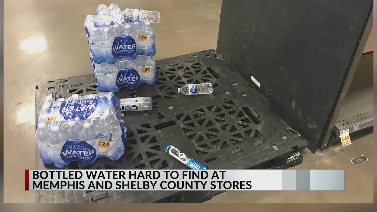 Bottled water hard to find at Memphis area stores