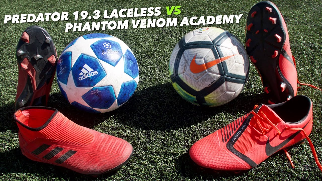 PREDATOR 19.3 LACELESS VS PHANTOM VNM ACADEMY | COMPARATIVO 🔥