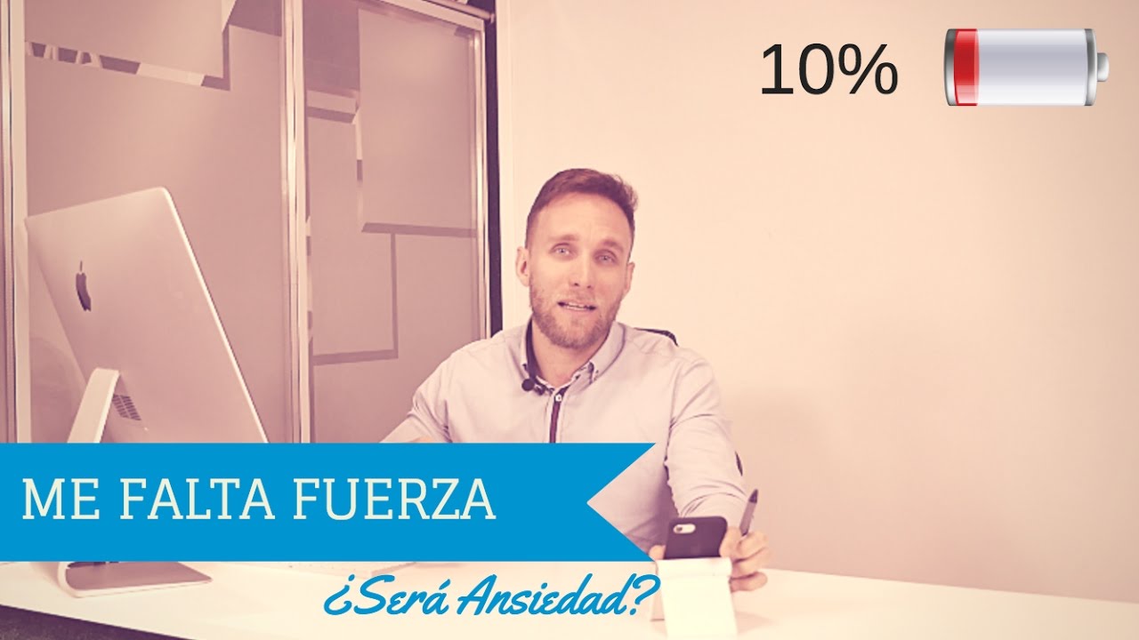 Falta de energía ¿Será la ansiedad?