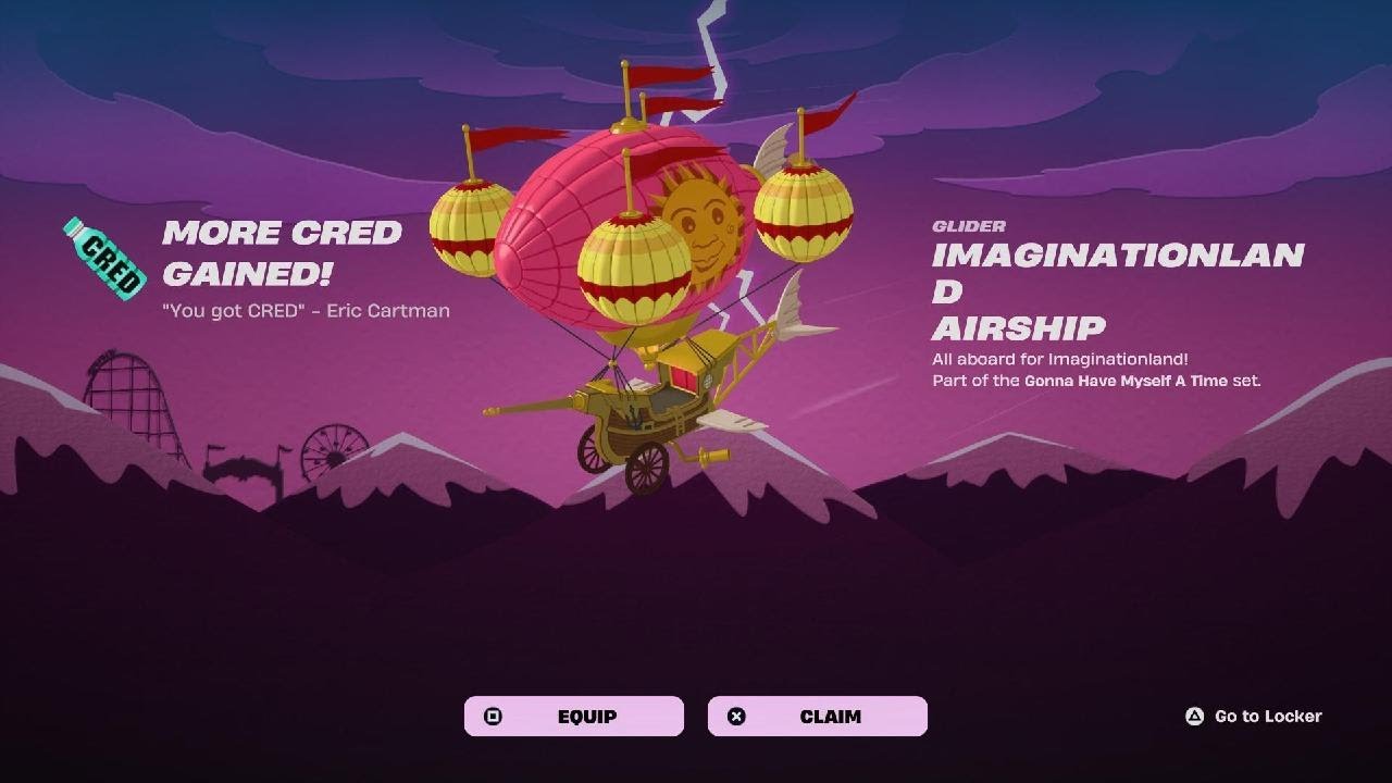 How To Get Free New Fortnite Imaginationland Airship Glider! *Claim Now