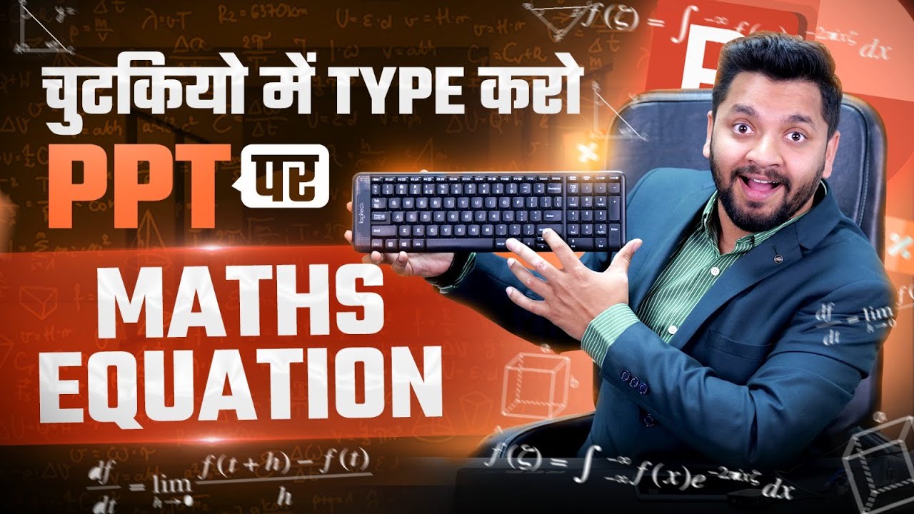 How to type Equation in PowerPoint How to insert Equation in PowerPoint