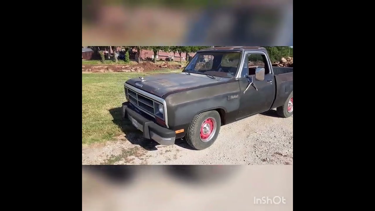Meet Thunderbutt 1987 Dodge short bed.