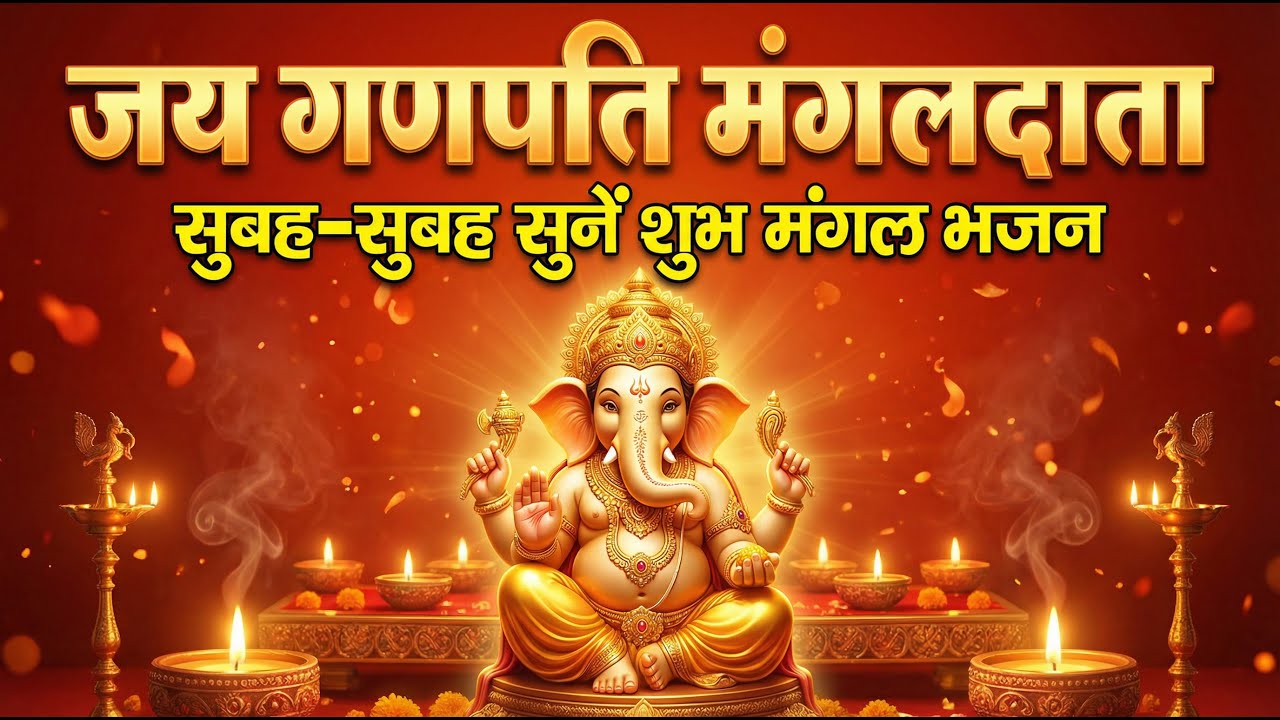 जय गणपति मंगलदाता | शक्ति देने वाला दिव्य भजन | सुनते ही मिलता है आशीर्वाद