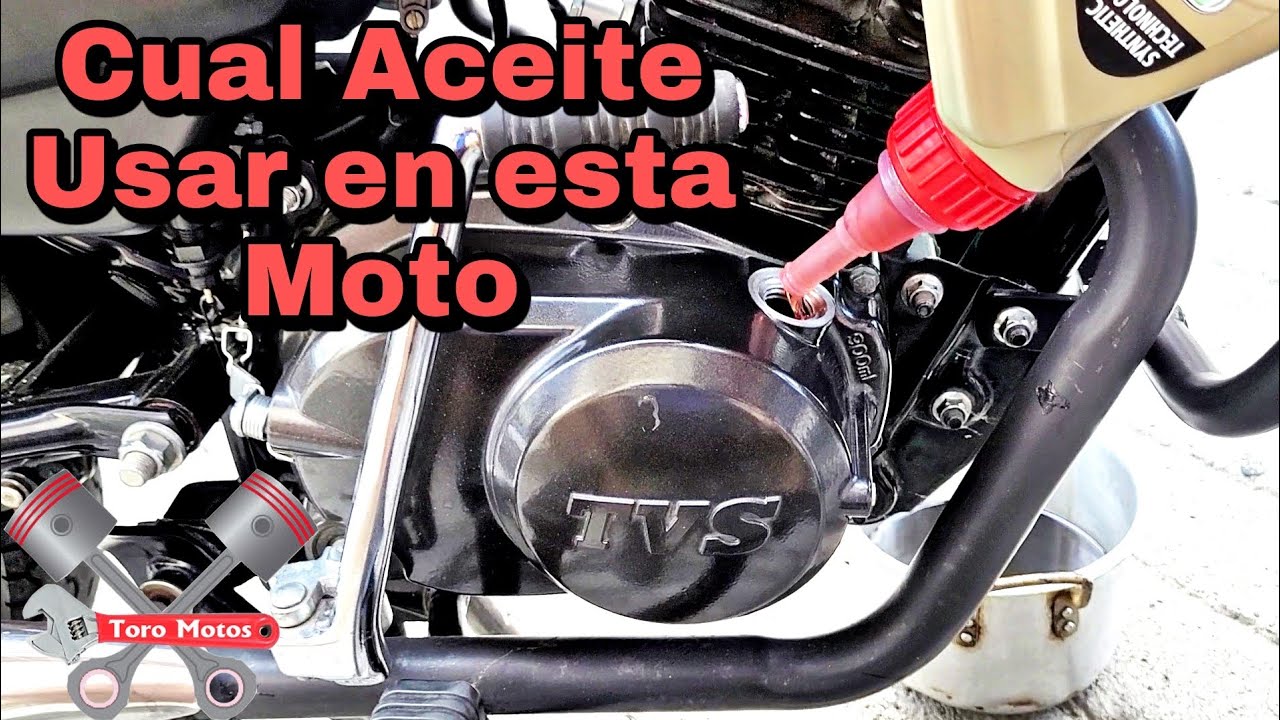 ❓ Como realizar el Cambio de Aceite TVS 100 Sport y cuál aceite usar