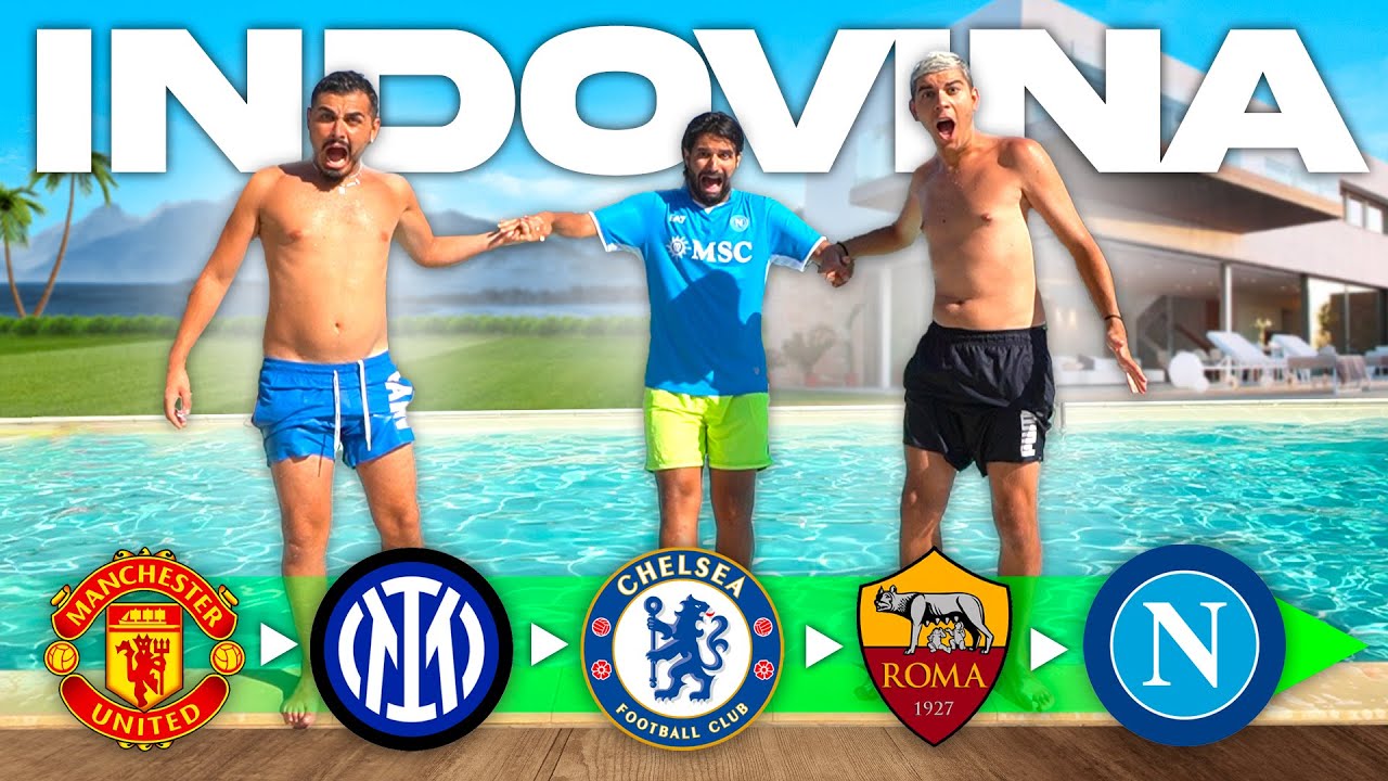 ⚽️💦 INDOVINA il CALCIATORE dal TRASFERIMENTO 2024 in PISCINA!!