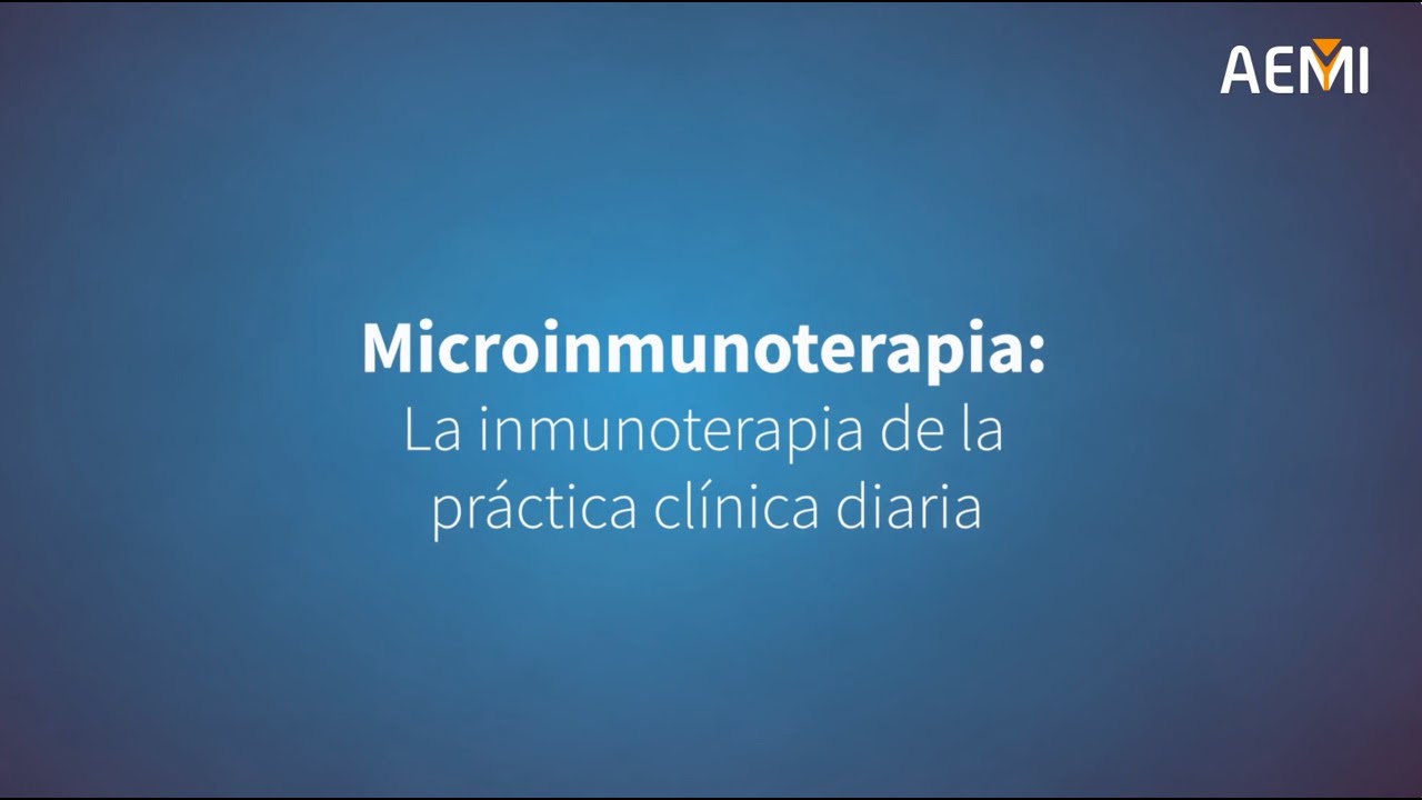 Microinmunoterapia: la inmunoterapia de la práctica clínica diaria