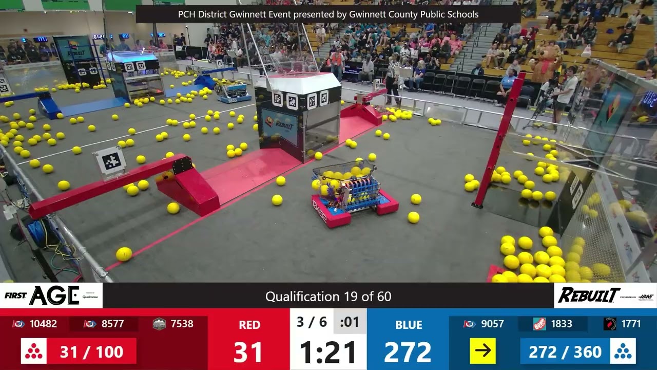 Qualification Match 19 - PCH District Gwinnett Event presented by GCPS