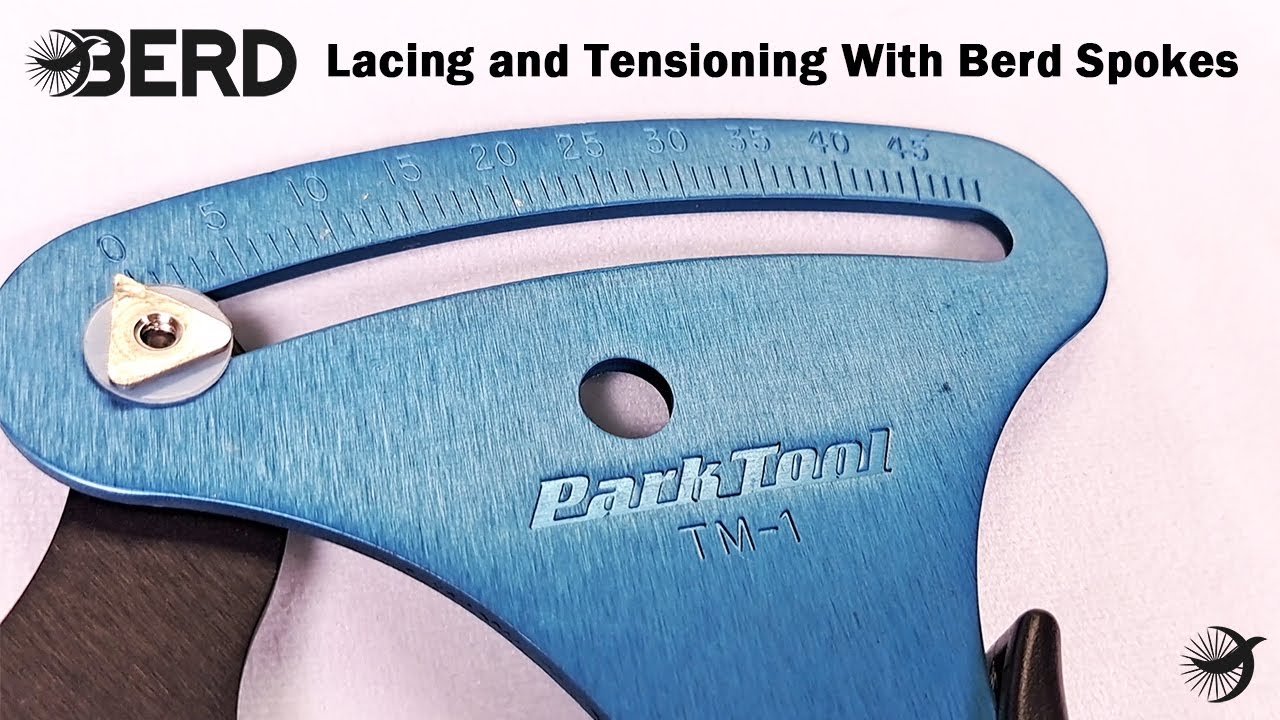 Lacing and Tensioning With Berd Spokes