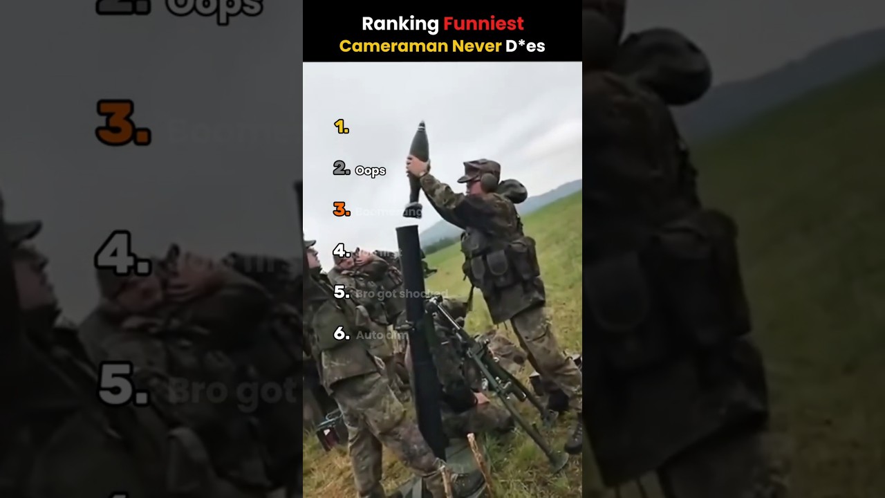 Ranking Funniest Cameraman Never D*es 🎥 #shorts #cameraman #camera #funny #ranking