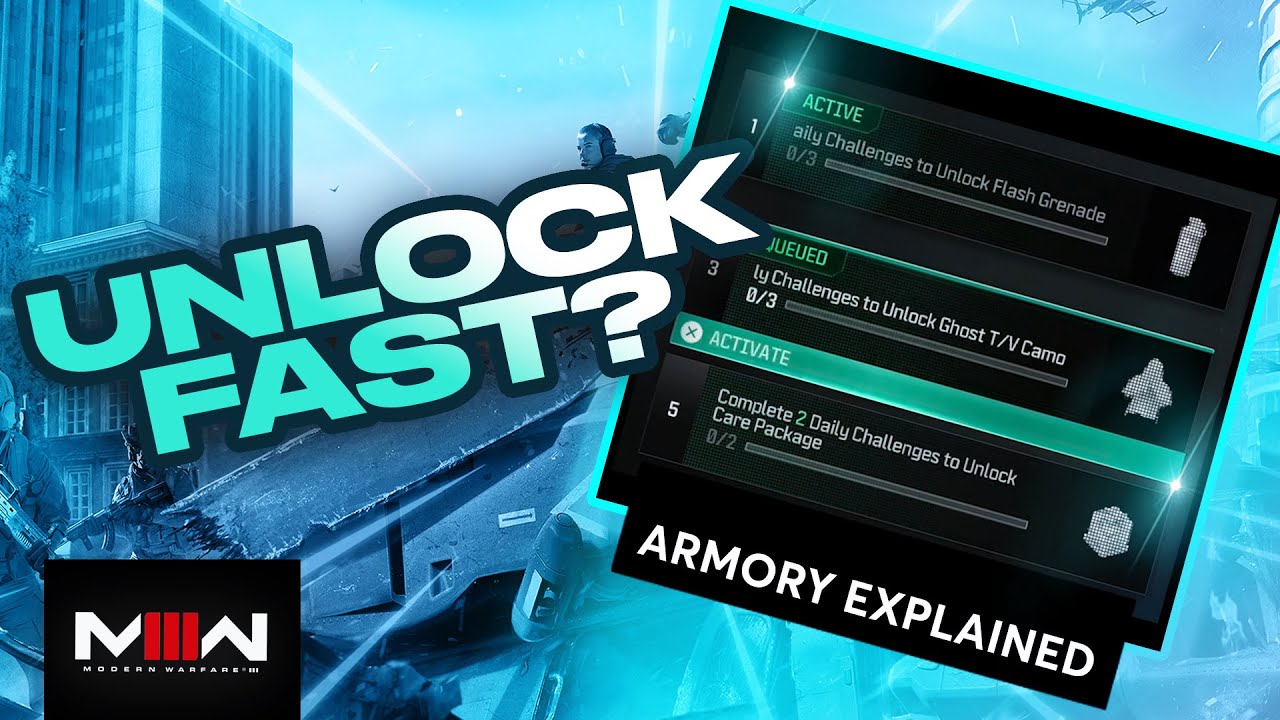 MW3 Armory Explained (How to unlock weapons fast)