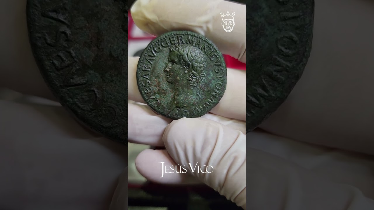 Un precioso sestercio de Cal&iacute;gula. Una #moneda #romana en subasta por Jes&uacute;s Vico.