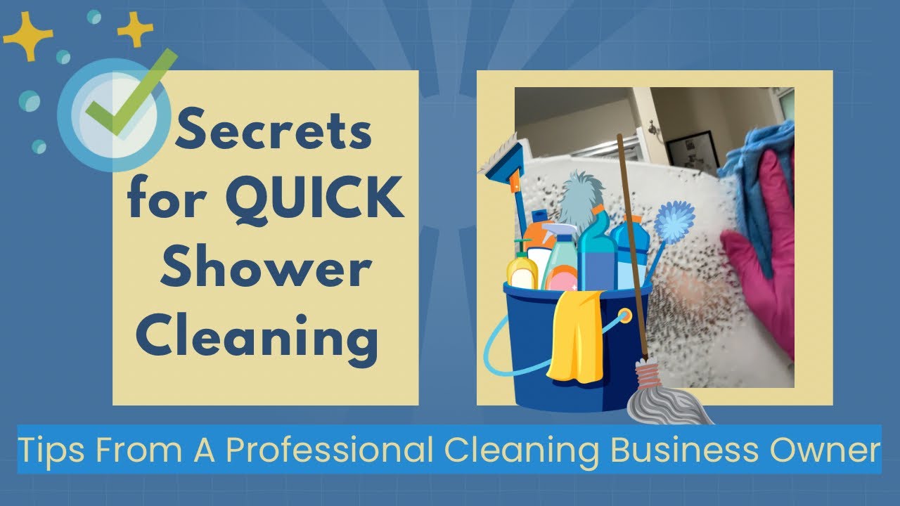 Secrets For QUICK Shower Cleaning! 
