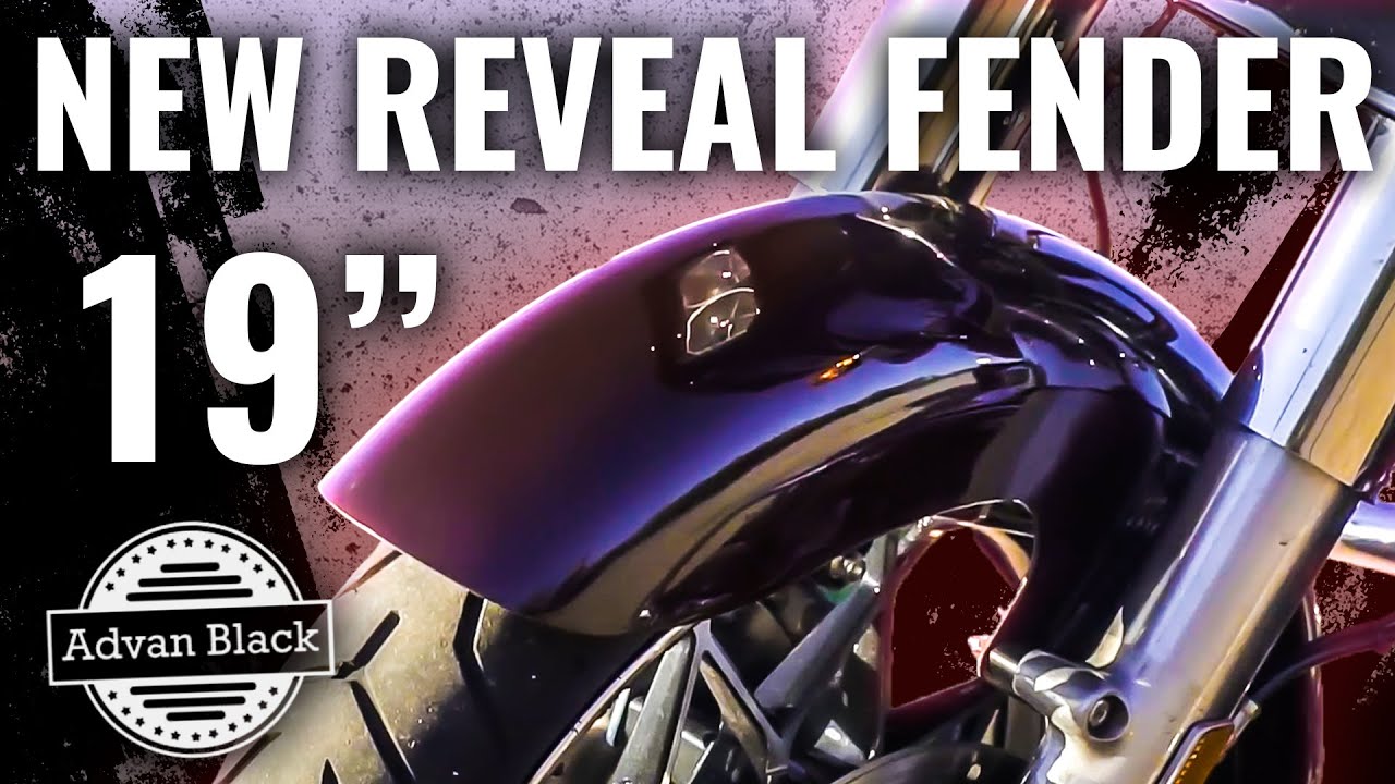 The Advanblack Reveal Front Fender - Now Available in 19