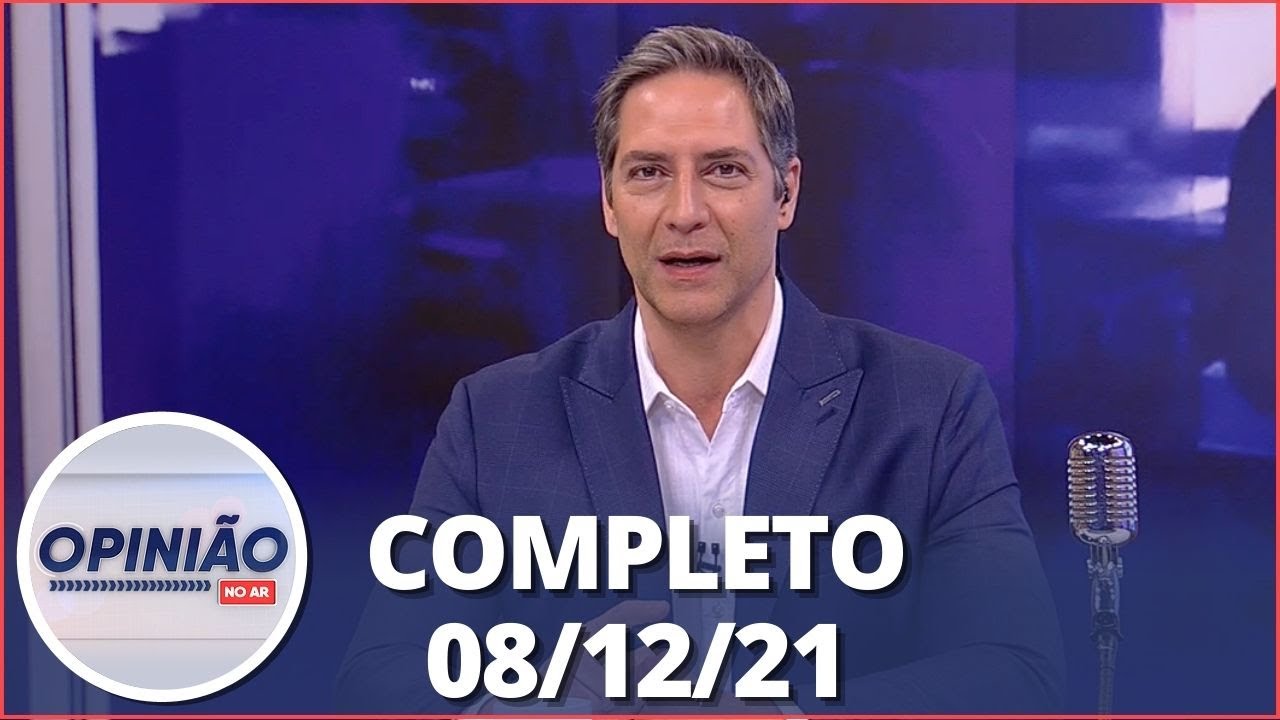 #OpiniaoNoAr: Lacombe recebe o delegado Palumbo para debate sobre segurança (08/12/21)