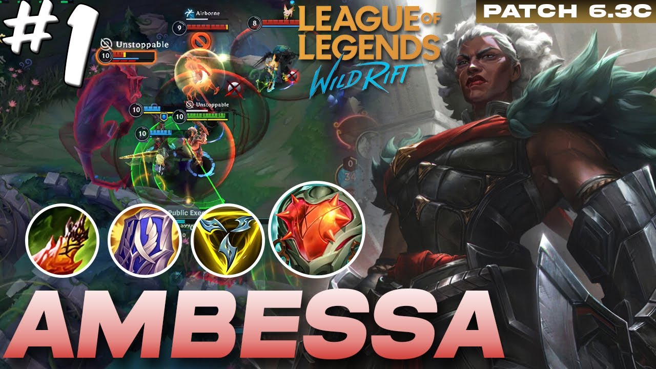 07 jungle pathing ft. Ambessa tank build?! | Ambessa gameplay #1 | Wild Rift