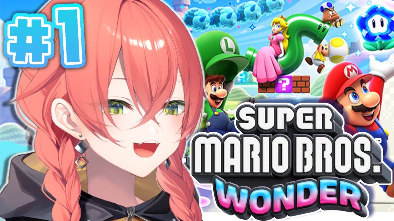 【 スーパーマリオブラザーズ ワンダー 】マリオ初心者だけど、あかり上手い気がする！【にじさんじ/獅子堂あかり】