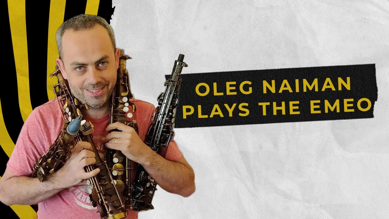 Oleg Naiman plays the Emeo - digital practice saxophone