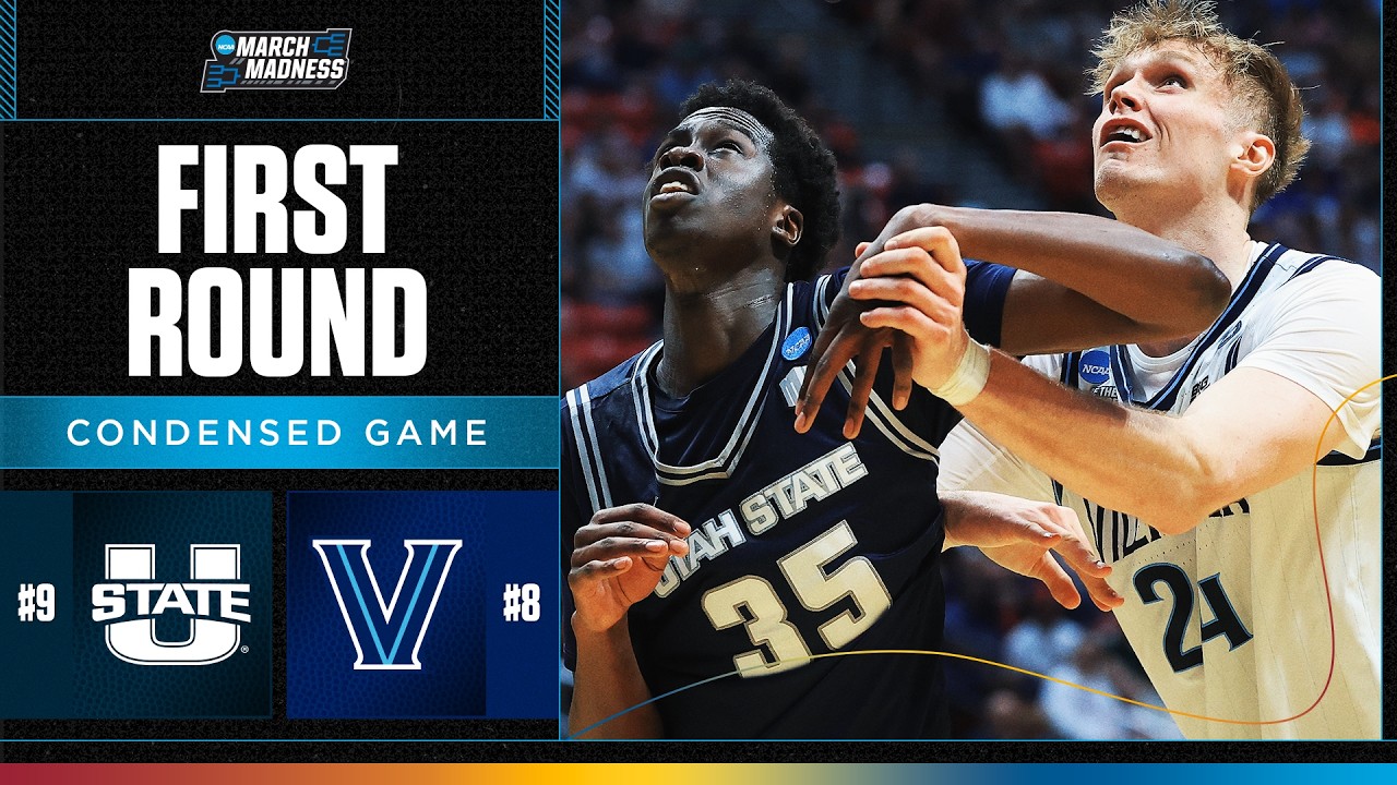 Utah State vs. Villanova - First round NCAA tournament extended highlights