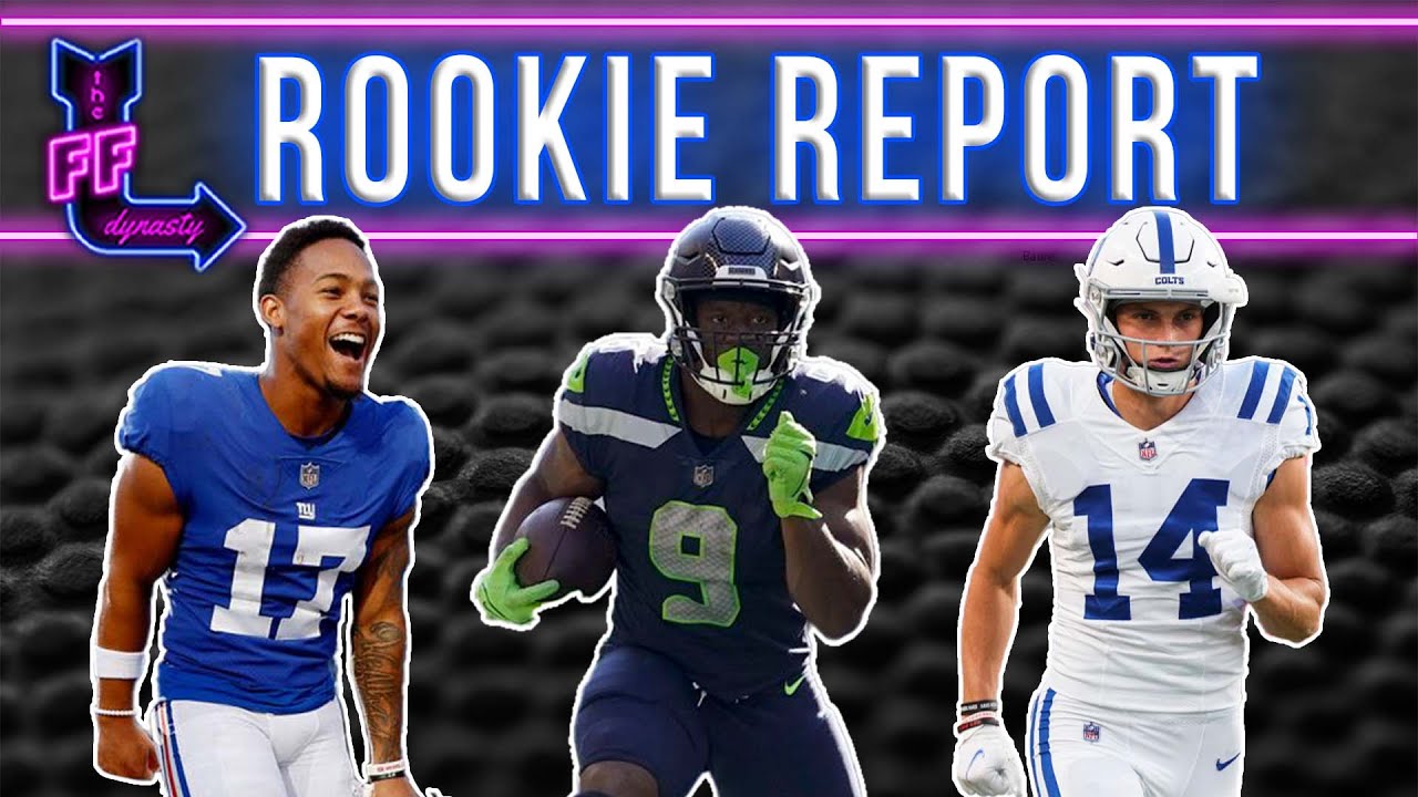 2022 Dynasty Rookie Class Review -Alec Pierce -Kenneth Walker -WanDale Robinson - Fantasy Football