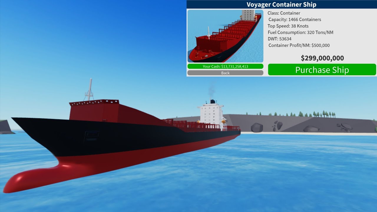 Shipping Lanes - Voyager Container Ship