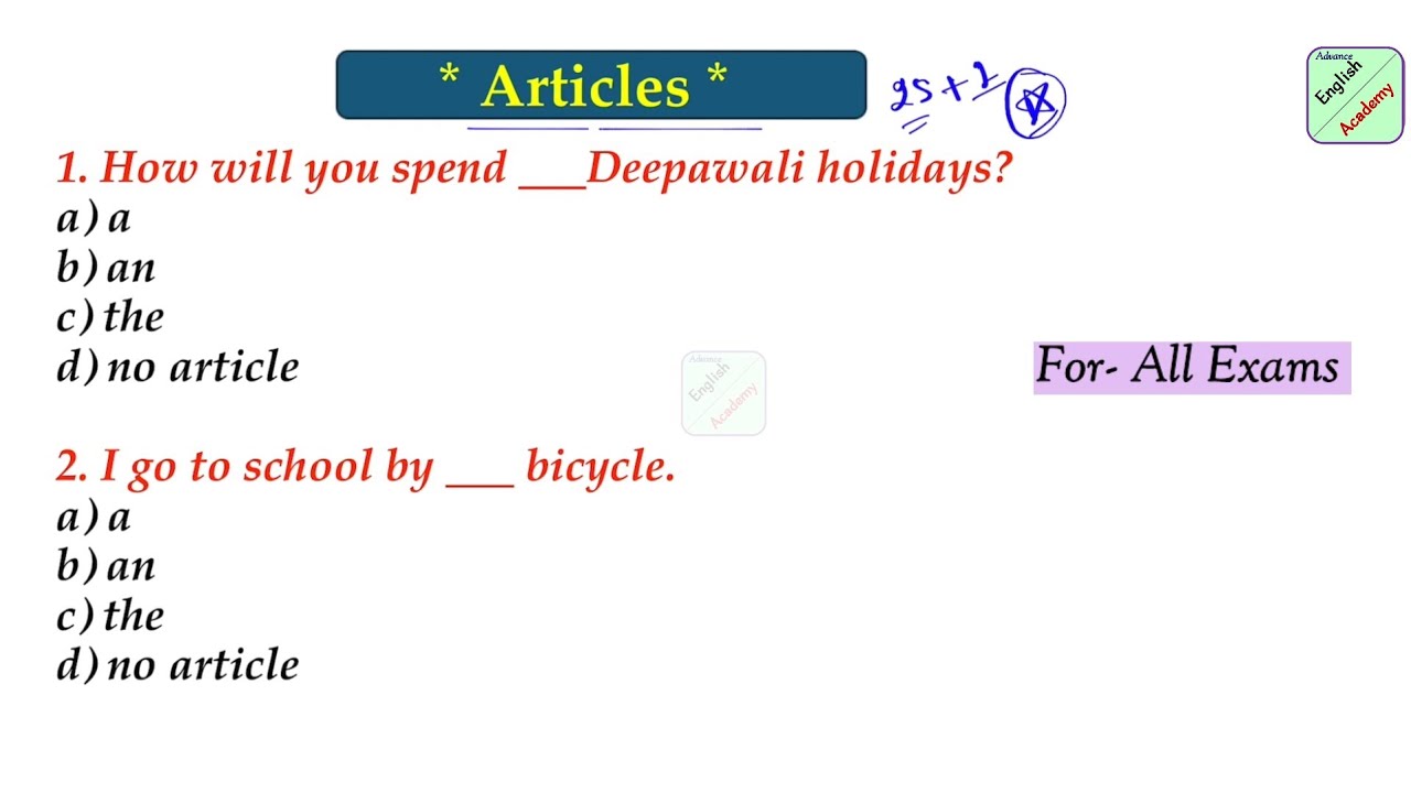 Article(A/An/The) practice set-12 #articles #advanceenglishacademy #ssc #mts #chsl #articles