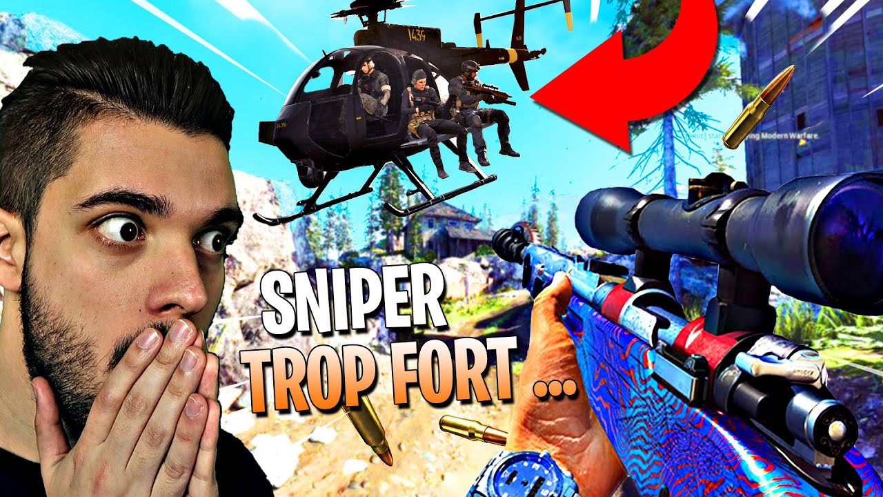 MON KAR DETRUIT LES HELICOS EN 1 SHOT SUR WARZONE - CE SNIPER CARRY MON ÉQUIPE ...