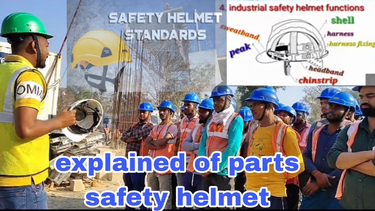 @ safety helmet ⛑️ awareness training !! explained of parts safety helmet !! safety helmet TBT hindi