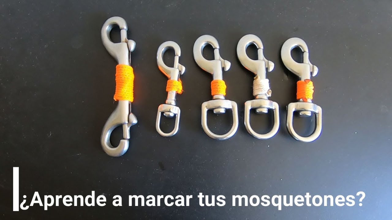 ¿Cómo marcar tus mosquetones?