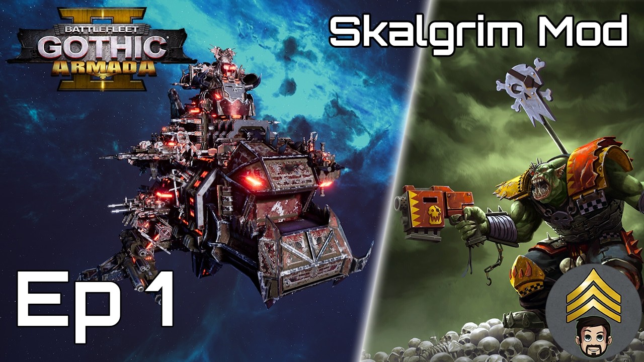 Battlefleet Gothic: Armada 2 (Skalgrim Mod) Orks Campaign Hard - Ep 1