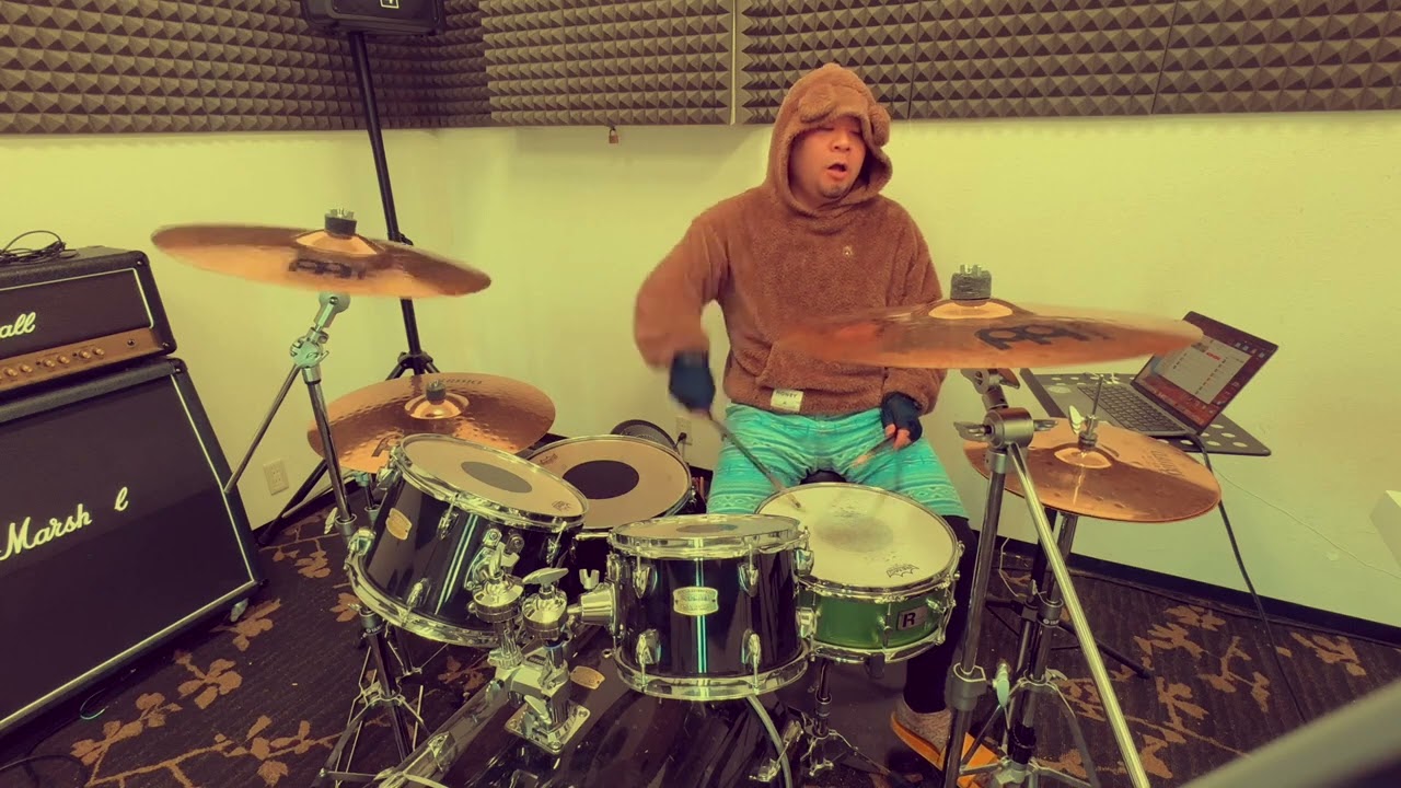 たたいてみたよ🐻 ❄️🥁♪（STAY GOLD）20250203