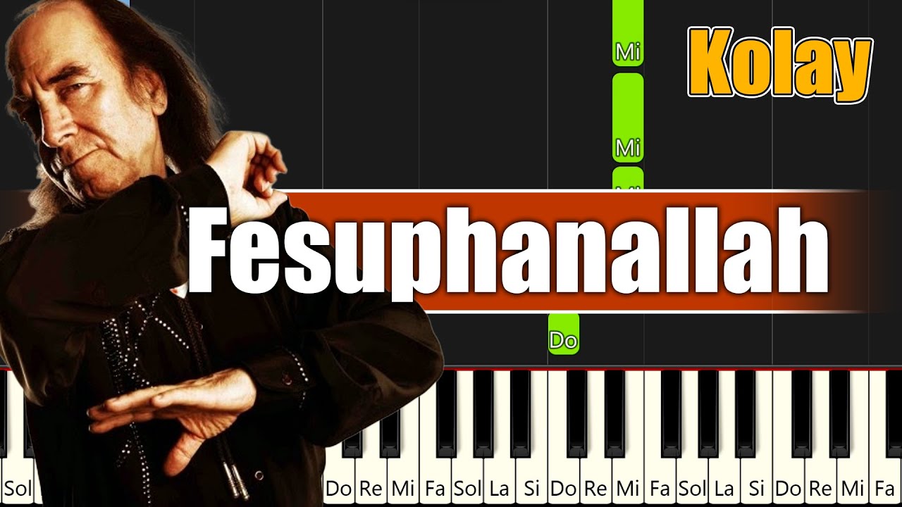 Erkin Koray - Fesuphanallah - Kolay Piyano