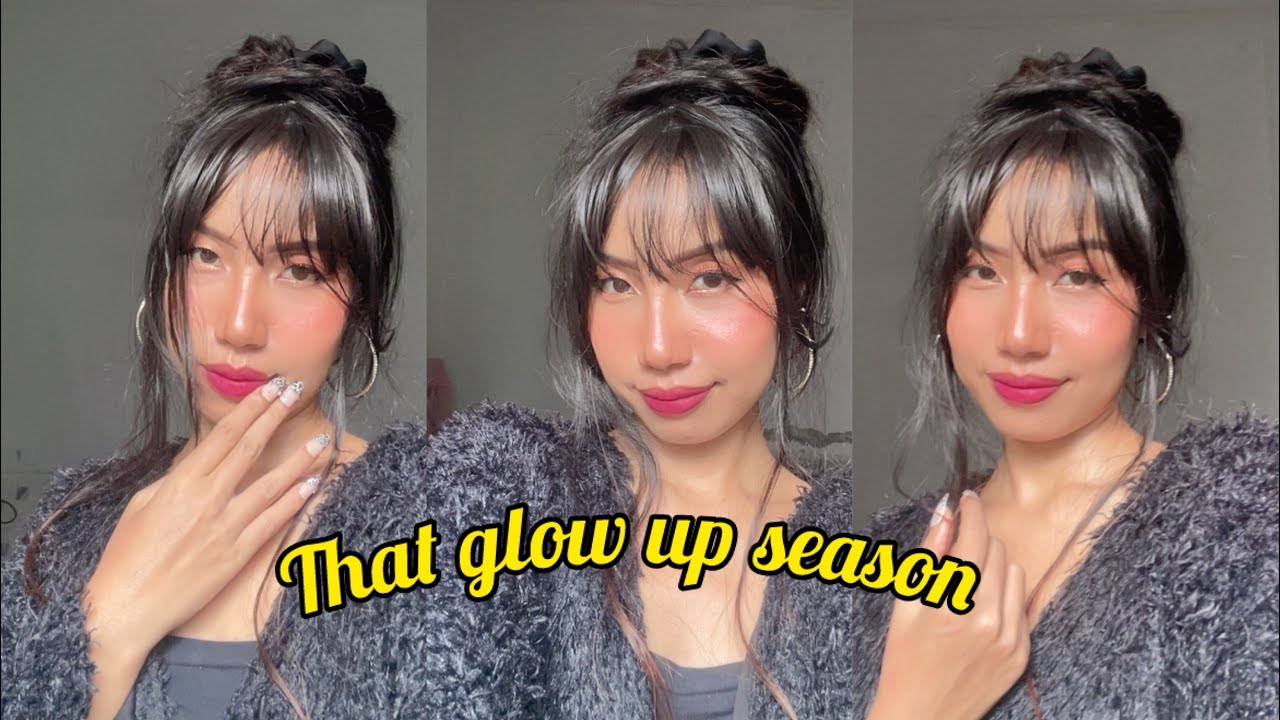 New look try khaimani✨//press on nails//glow up video