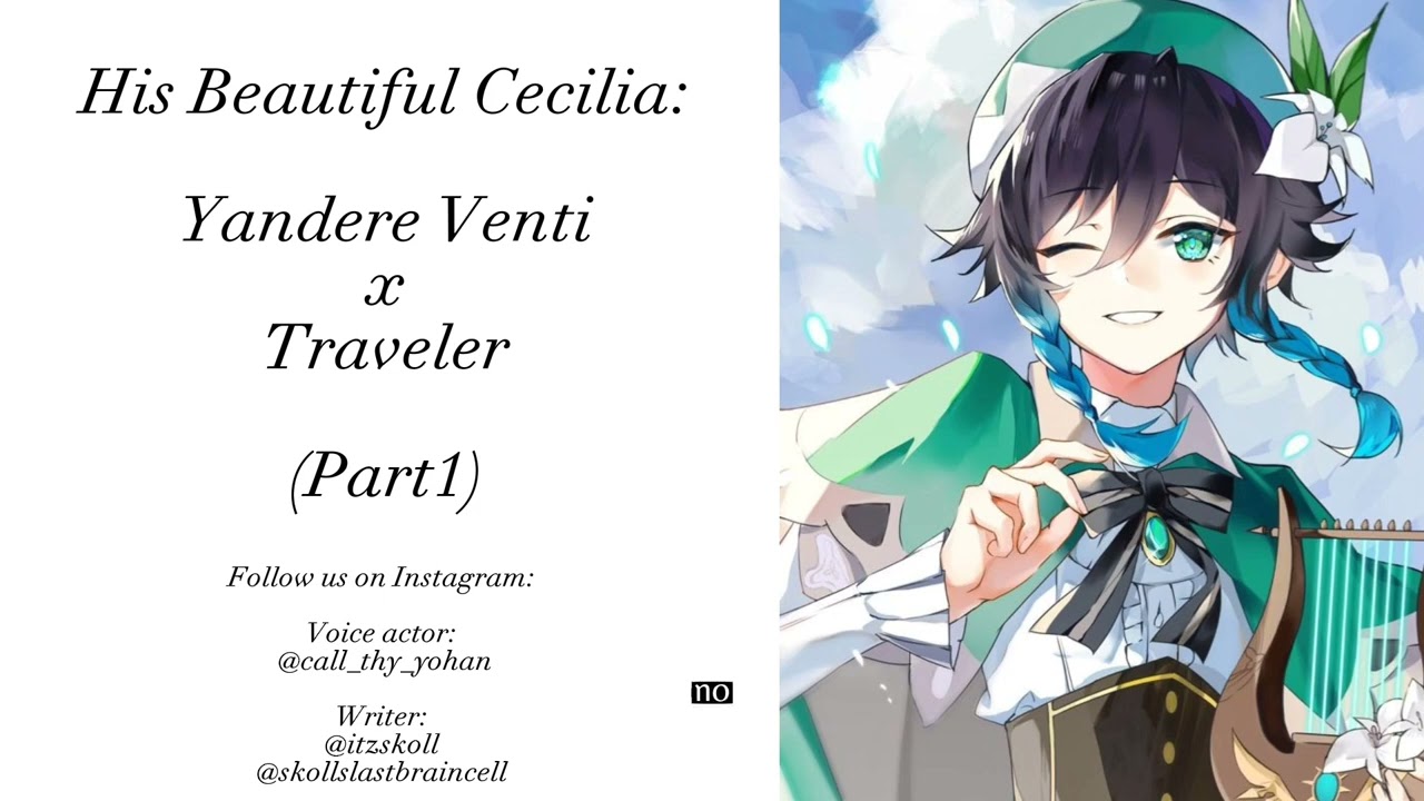 His Beautiful Cecilia: Yandere Venti x Traveler/Listener (Part 1) ♡ Venti ASMR (Genshin Impact ASMR)
