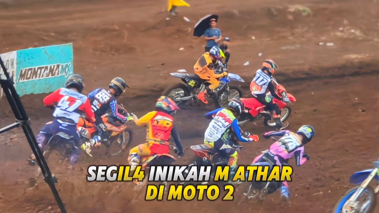 M Athar Lebih Gil4 Lagi Di Moto 2! M Andika Full Fower MX125