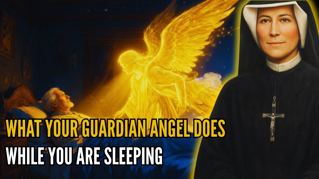 Saint Faustina saw what your Guardian Angel does when your soul rests