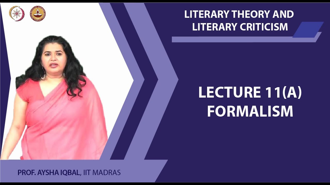 Lecture 11 A - Formalism Completed