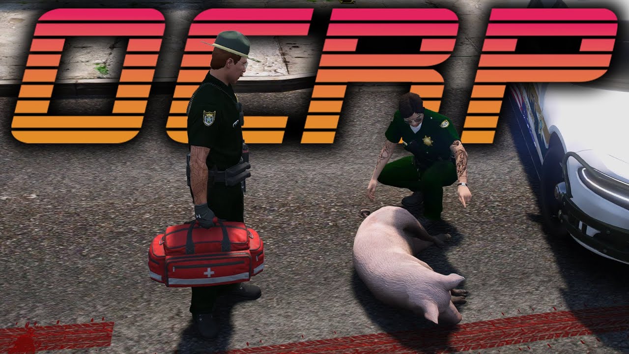 Talking Pigs & Flying BBQ's in GTA RP! | OCRP