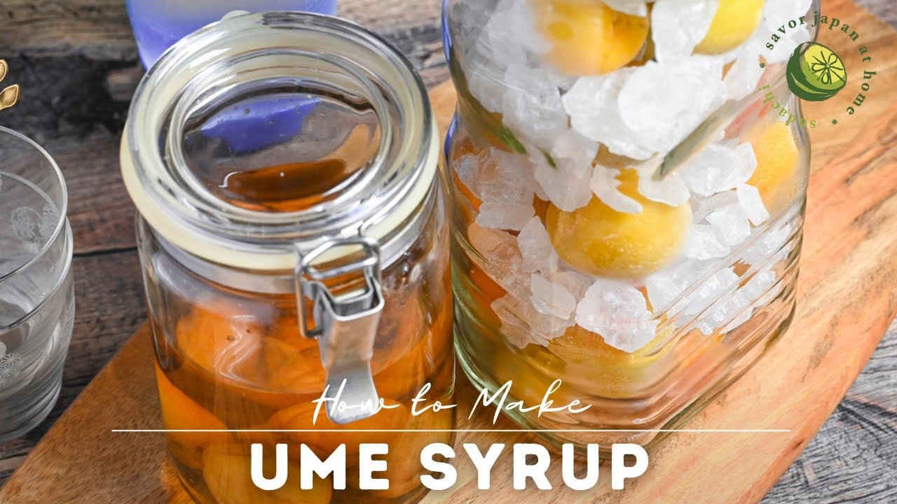 How to Make Traditional Japanese Ume Plum Syrup | Homemade Summer Drink