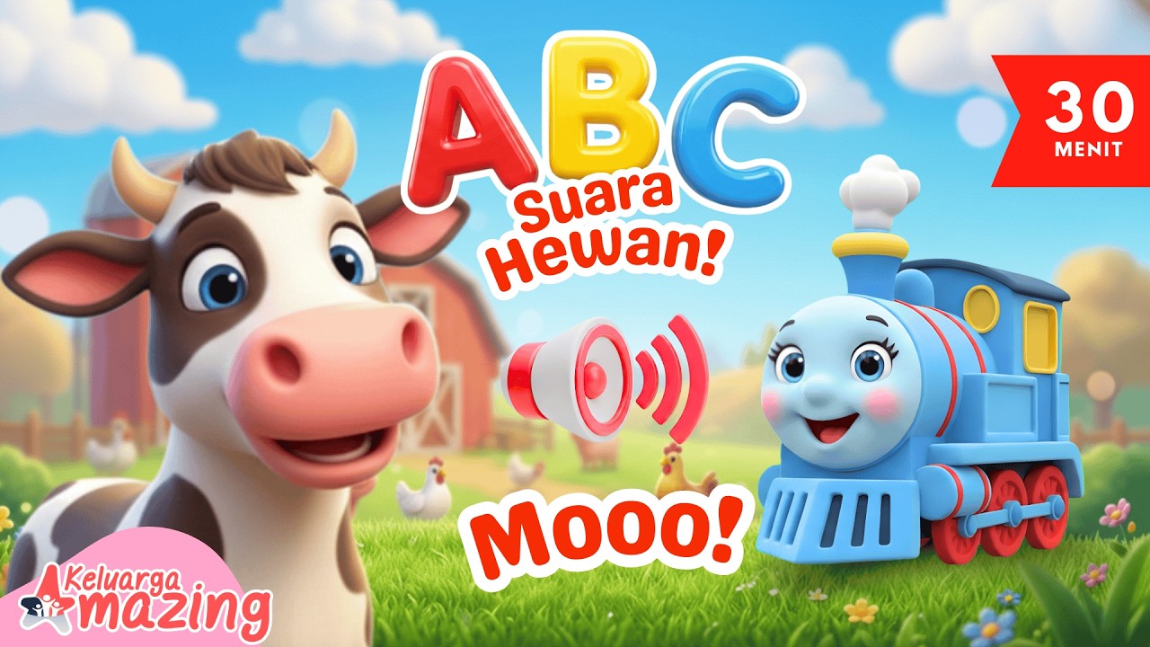 🐾 Belajar Nama Hewan A–Z dengan Suara Asli 🔊 | Animal Sounds Edukasi Anak