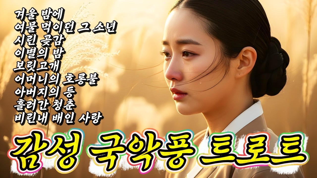 🎧잠 안와서 켰다가 2번 돌려 들었다🌸미스트롯에서는 못듣는 감성국악트롯