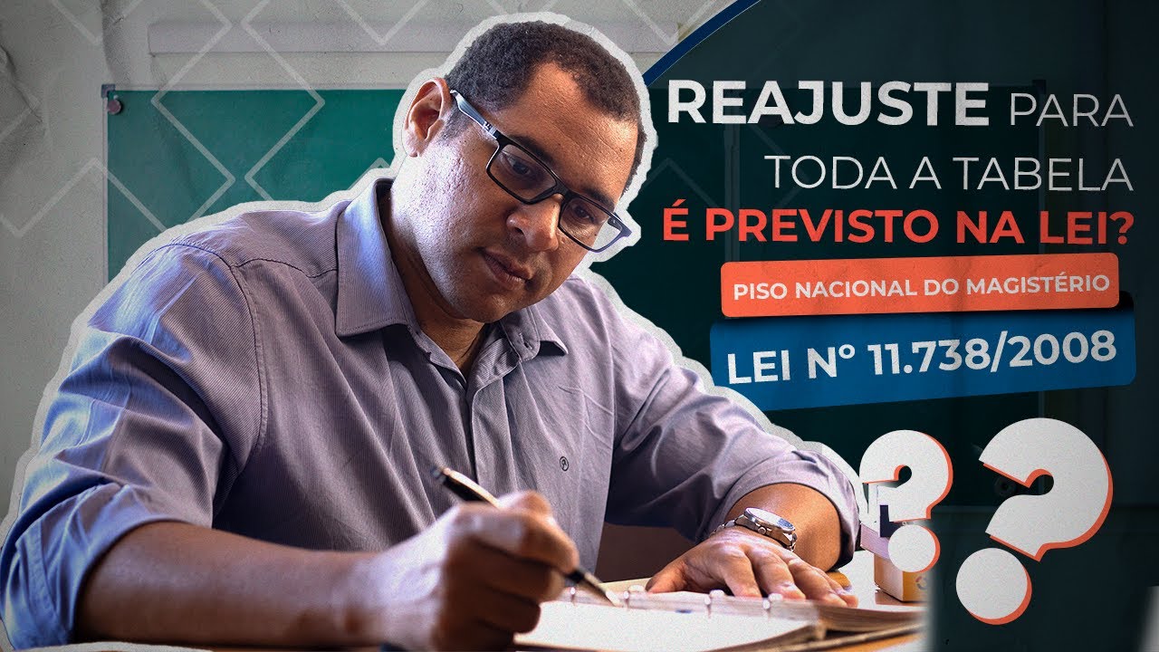 PISO DO MAGISTÉRIO | REAJUSTE DA TABELA É PREVISTO NA LEI?
