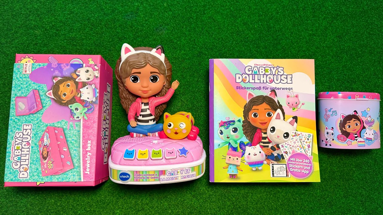 💝Satisfying Gabby Dollhouse Jewelry box ASMR | Funny The Magic House and Toys Unboxing 