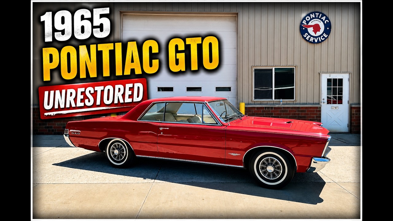 The 1965 Pontiac GTO Survivor: A Time Capsule - Ultra low mileage muscle car un-restored classic