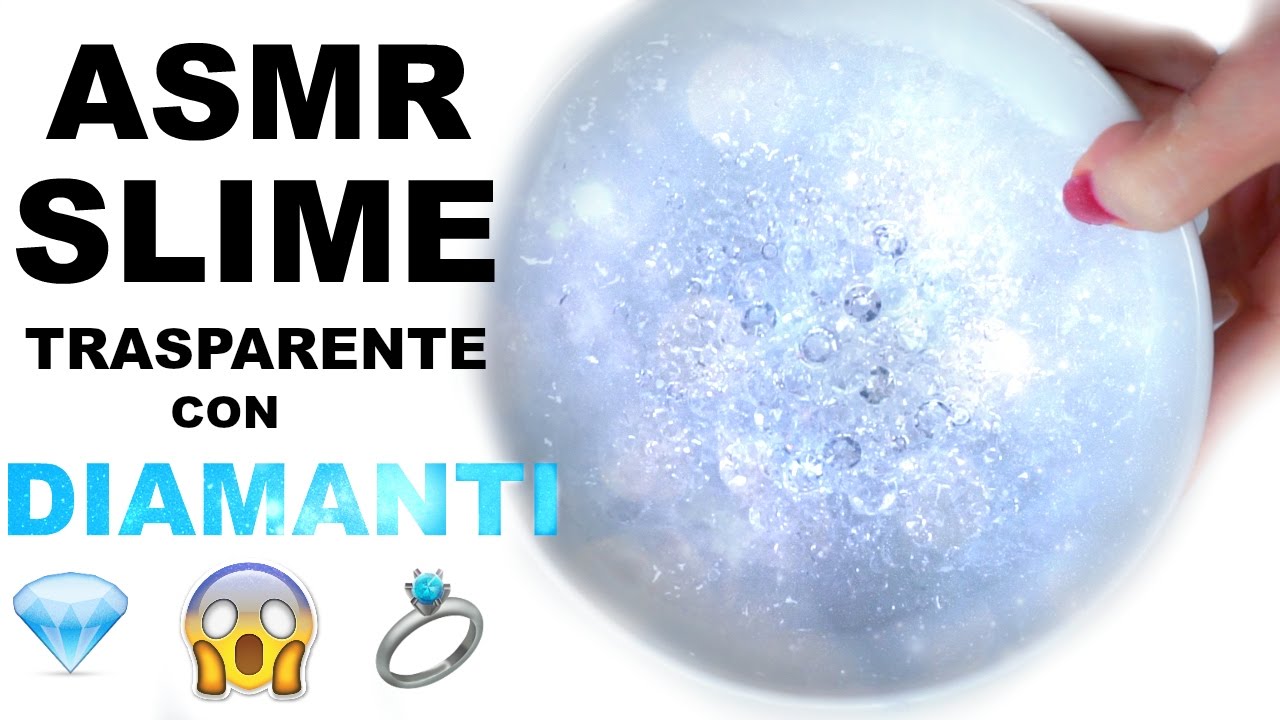 COME FARE LO SLIME TRASPARENTE! ASMR VIDEO RILASSANTE ASMR ITALIANO!