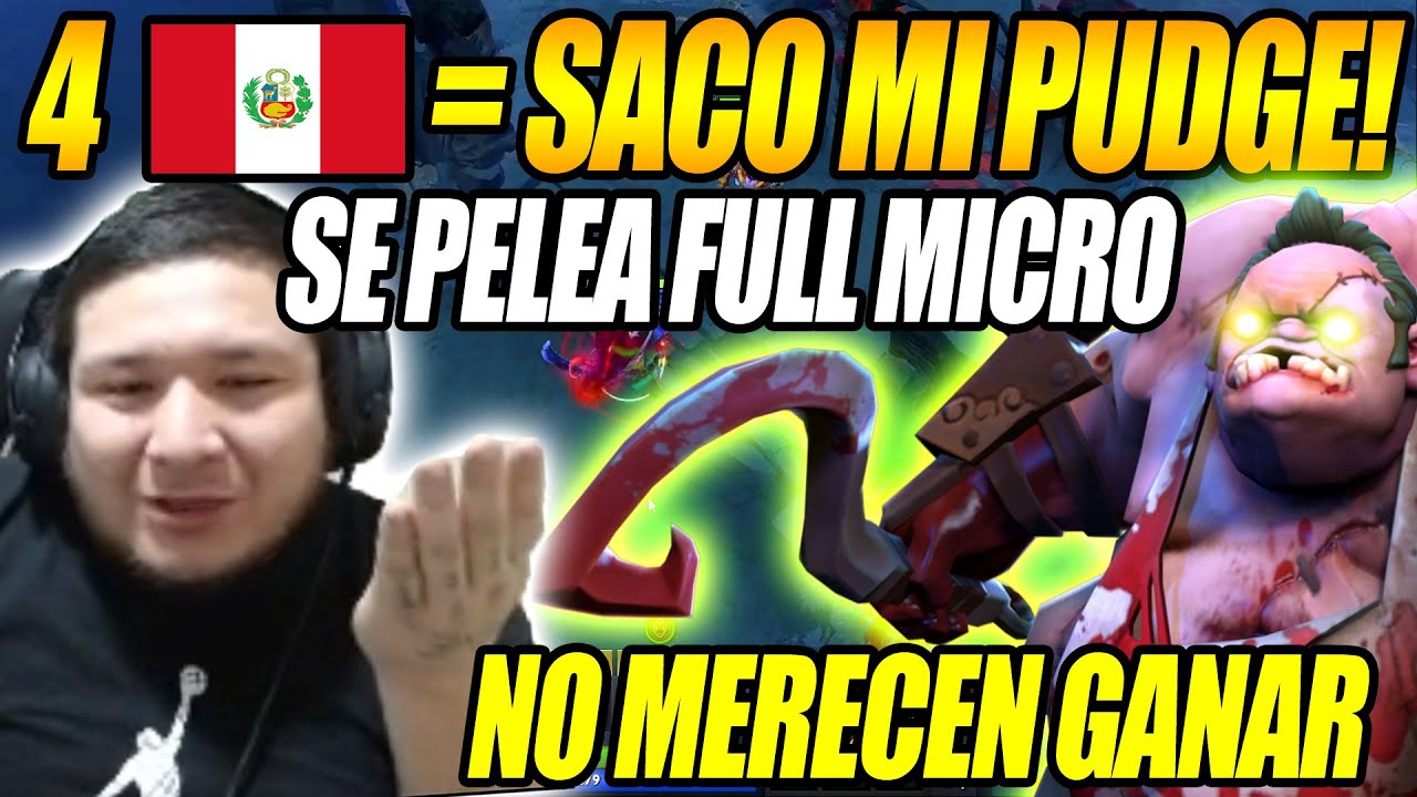 NO MERECEN GANAR!! KINGTEKA SE PONE EMO Y SACA SU PUDGE AL ENCONTRARSE CON 4 PERUANOS Y SE PELEAN