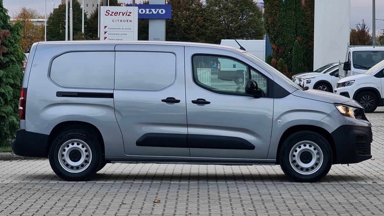 Peugeot e-Partner L2 50kWh 100kW 136HP Artense Grey