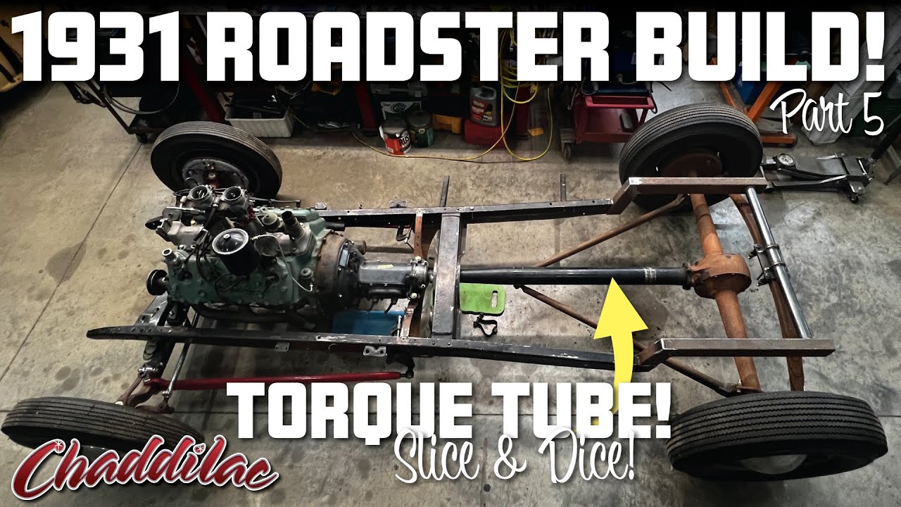 How to shorten Early Ford Torque Tube Driveshaft · 1931 Ford Model A Roadster Part 5