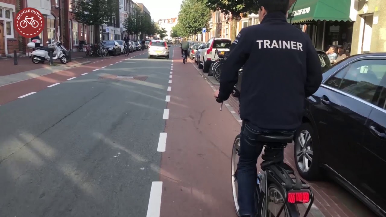 Cycling the former Demonstration Cycle Route in The Hague
